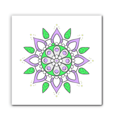 Mandala Blossoms Canvas Triptych - Beyond T-shirts