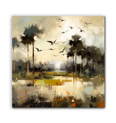 Coastal Serenade Landscape Wrapped Canvas