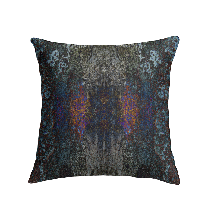 Tranquil Urban Zen Pillow in a stylish living room setting.