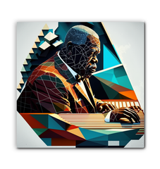 New Wave Neon Wrapped Canvas