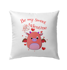 Be My Sweet Valentine Outdoor Pillow