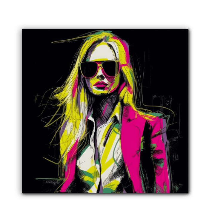 Glamour in Style Canvas Art - Beyond T-shirts