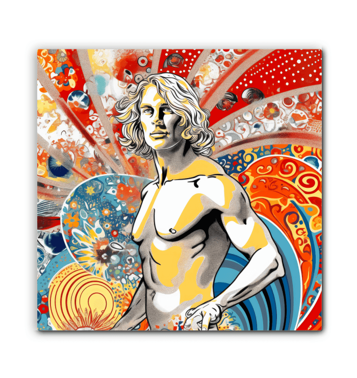 Wave Rider's Delight Surfing Canvas - Beyond T-shirts