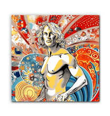 Wave Rider's Delight Surfing Canvas - Beyond T-shirts