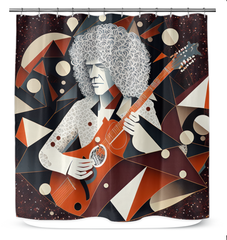 Jazz Journey Shower Curtain