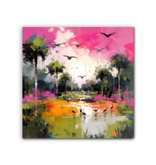 Rolling Meadows Landscape Wrapped Canvas