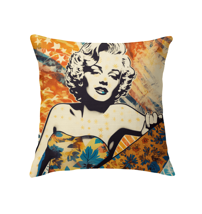 Cozy Surfing 5 08 Indoor Pillow with vibrant surf and wave design for a stylish living space.