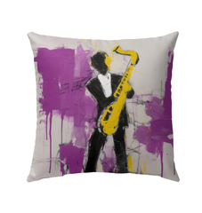 Abstract Elegance Outdoor Pillow