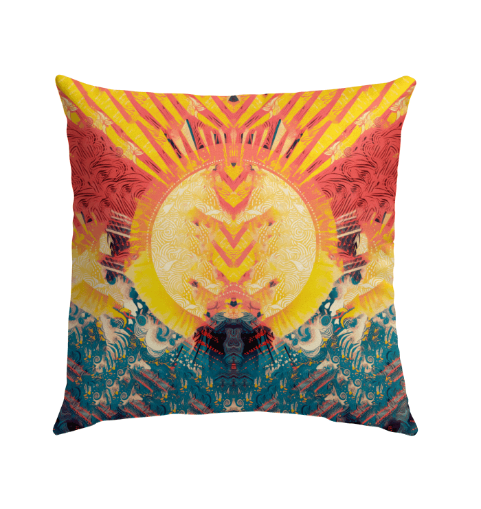 Surfing Bliss Patio Pillow - Beyond T-shirts