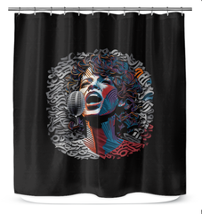 Soulful Strings Shower Curtain