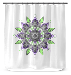 Vibrant Mandala Kaleidoscope Drapes - Beyond T-shirts