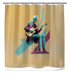 Jazzed-Up Elegance Shower Curtain - Beyond T-shirts