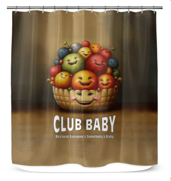 Close-up of the durable and stylish CB3-134 shower curtain fabric pattern