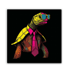 Tranquil Sea Turtle Canvas Art - Beyond T-shirts