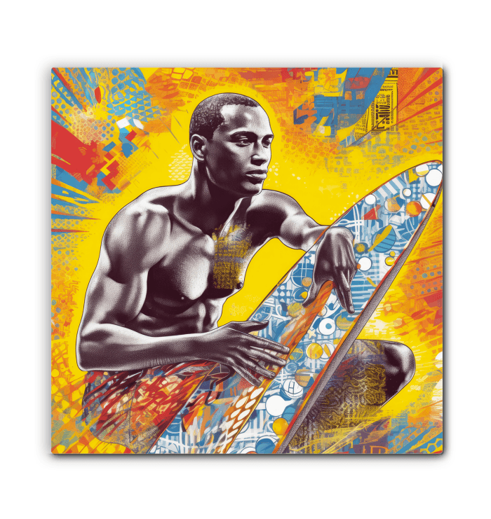Detailed view of Surfing 5 16T Canvas print