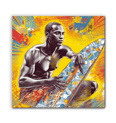Detailed view of Surfing 5 16T Canvas print