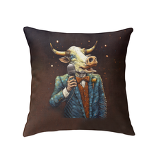 Cow's Serene Pasture Indoor Pillow