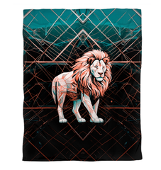 Lion's Tranquil Twilight Duvet Cover