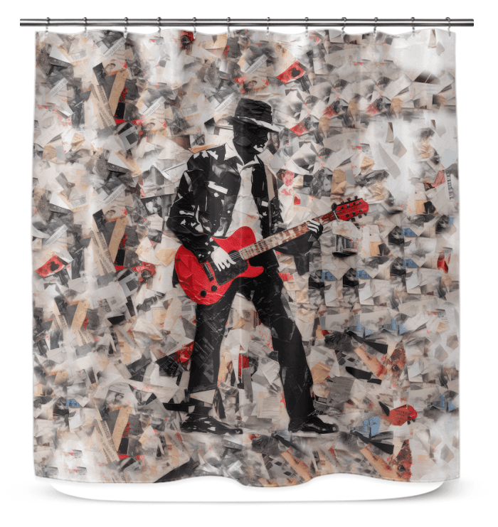 Musical Mirage Shower Curtain - Beyond T-shirts