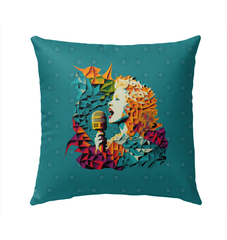 Festival Folklore Outdoor Pillow
