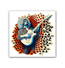 Electro Energy Wrapped Canvas