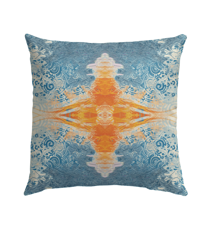 Oceanic Retreat Outdoor Pillow - Beyond T-shirts