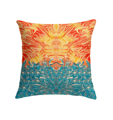 Waves and Sunsets Indoor Pillow Surf Into Comfort - Beyond T-shirts