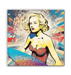 Surfing 1 26 Wrapped Canvas - Beyond T-shirts