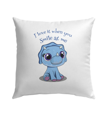 You Smile At Me Outdoor Pillow