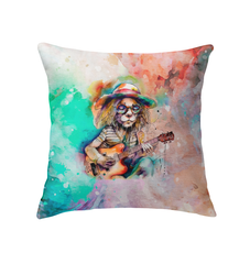 Harpist’s Harmonious Harmony Pillow