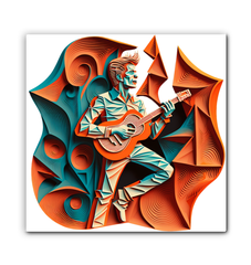 Lyric Landscape Wrapped Canvas