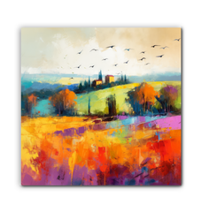 Riverside Retreat Wrapped Canvas