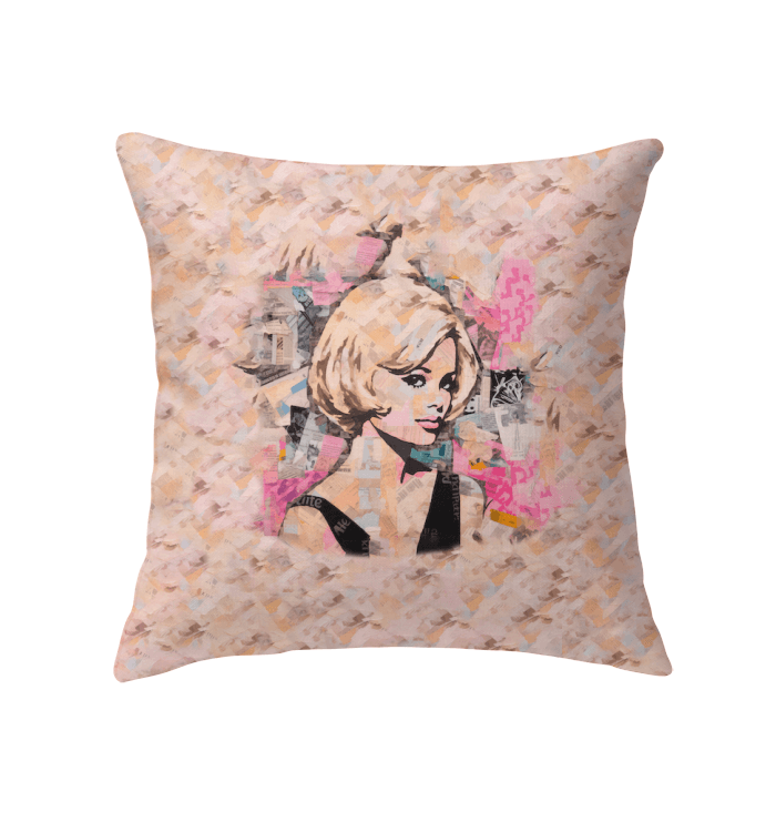 Rhythmic Melodies Throw Pillow - Beyond T-shirts