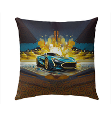 Rally Race Reverie Outdoor Pillow