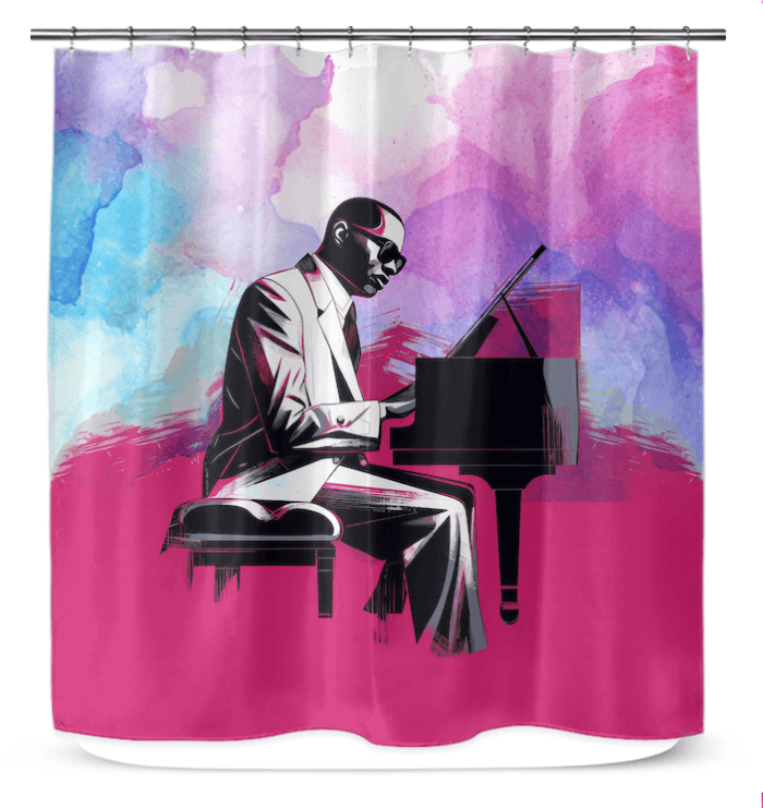 Runway Radiance Fashion Shower Curtain - Beyond T-shirts