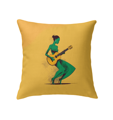 Jazzed Up Elegance Throw Pillow - Beyond T-shirts