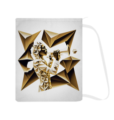 Musical Mandala Magic Laundry Bag