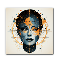 Abstract Portraits of Women: Canvas Art - Beyond T-shirts