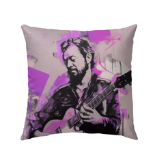 Monochromatic Marvel Outdoor Pillow