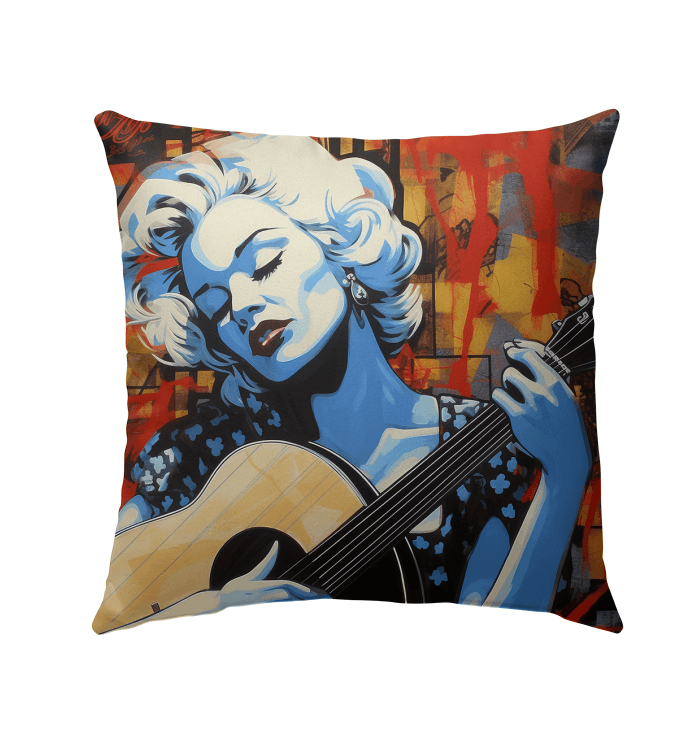 Music Ignites Our Passions Outdoor Pillow - Beyond T-shirts