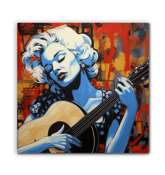 Unique wall decor - music ignites passions canvas.