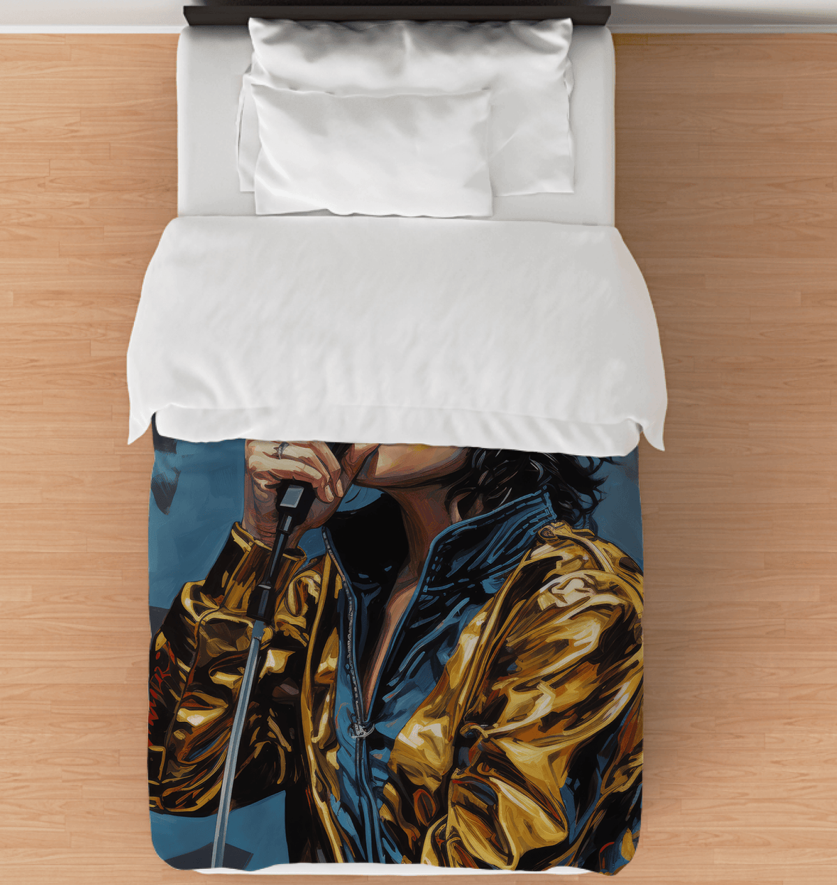 Music Inspires Greatness Duvet Cover - Beyond T-shirts