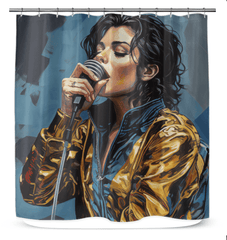 Music Inspires Greatness Shower Curtain - Beyond T-shirts