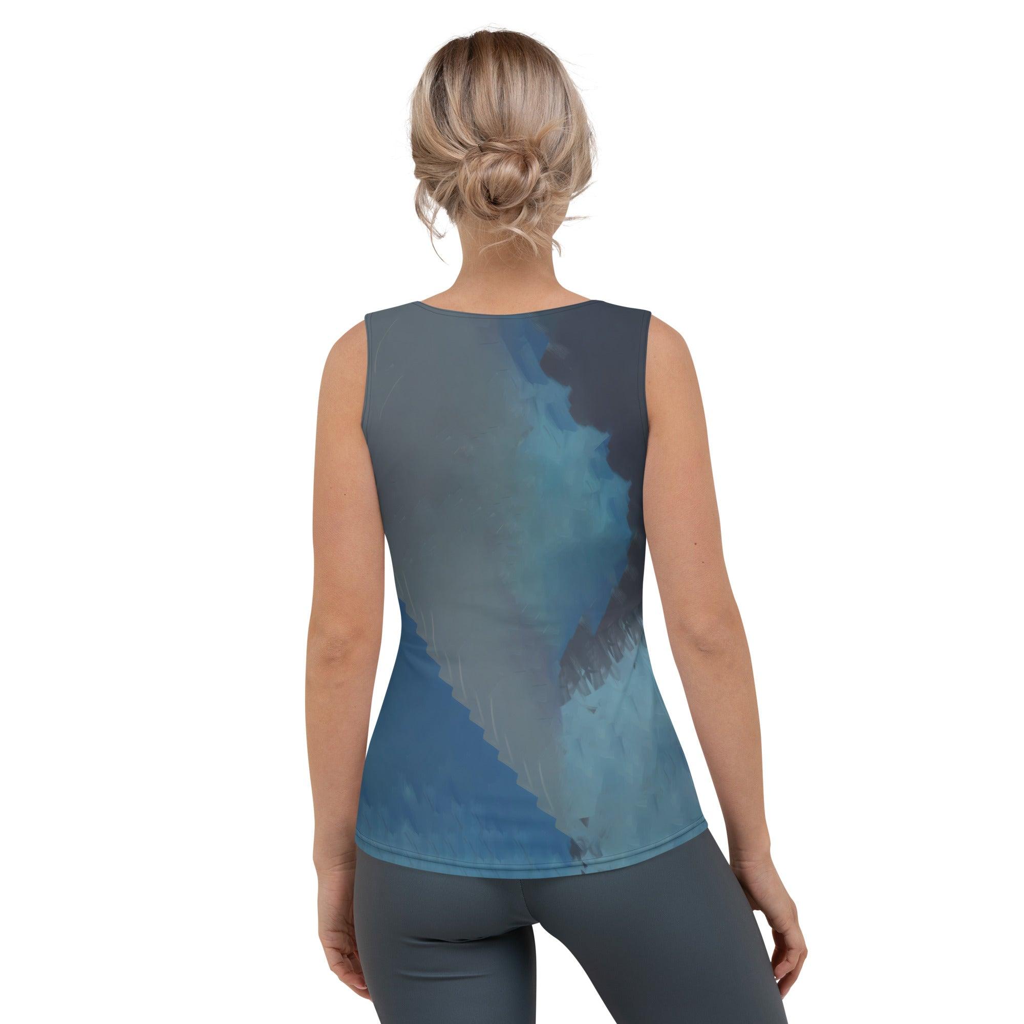 Sublimation Cut & Sew Tank Top Back Design