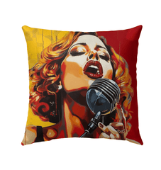 Music Is Universal Language Outdoor Pillow - Beyond T-shirts