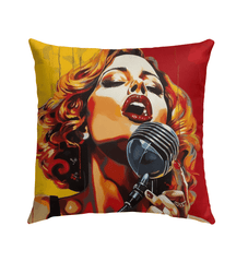 Music Is Universal Language Outdoor Pillow - Beyond T-shirts