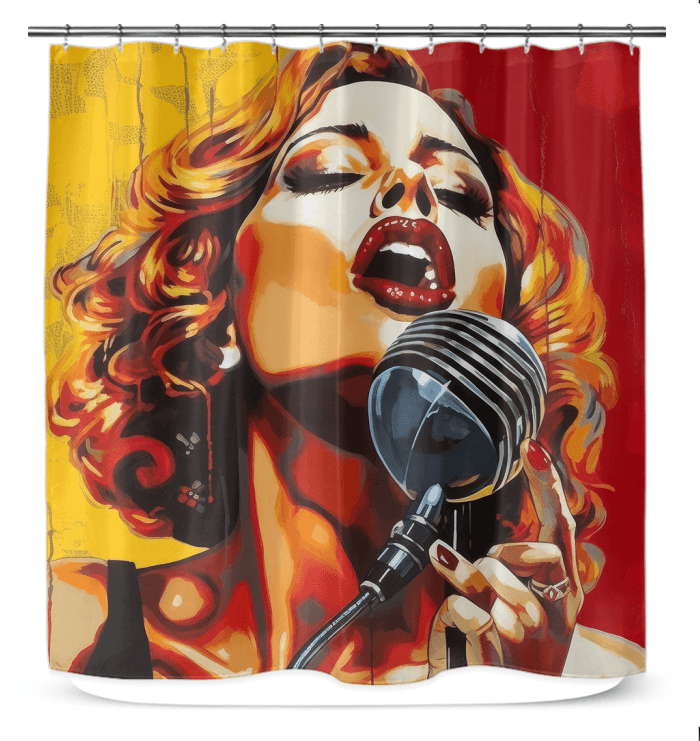 Music Is Universal Language Shower Curtain - Beyond T-shirts