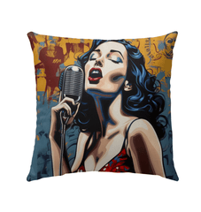 Music Speaks Truth Outdoor Pillow - Beyond T-shirts