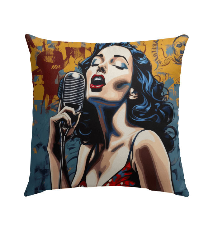 Music Speaks Truth Outdoor Pillow - Beyond T-shirts