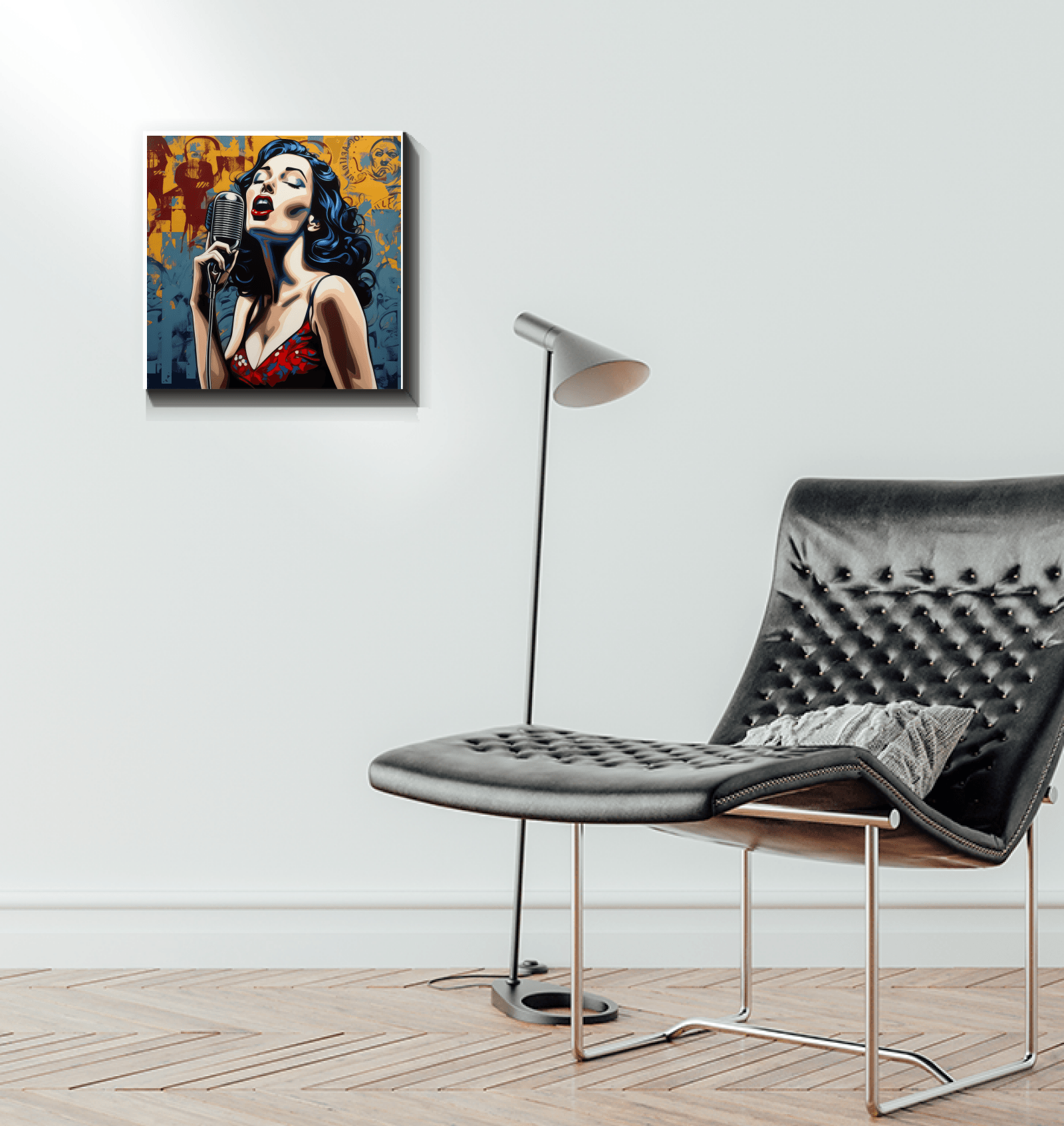 Artistic canvas print of Music Speaks Truth for home decor.
